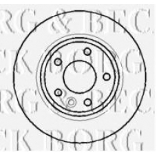 BBD4388 BORG & BECK Тормозной диск
