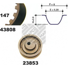23808 MAPCO Комплект ремня грм
