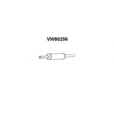 VW80256 VENEPORTE Средний глушитель выхлопных газов