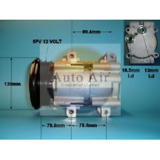 14-1136 AUTO AIR GLOUCESTER Компрессор, кондиционер