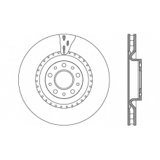 BDA2634.20 OPEN PARTS Тормозной диск