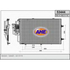 53444 AHE Конденсатор, кондиционер