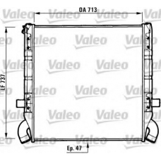 730636 VALEO Радиатор, охлаждение двигателя