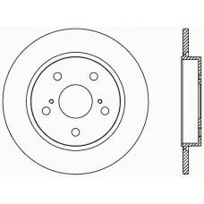 BDA2378.10 OPEN PARTS Тормозной диск