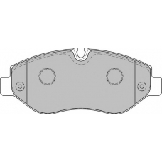 FD7581V NECTO Комплект тормозных колодок, дисковый тормоз