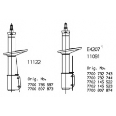E4207 MONROE Амортизатор