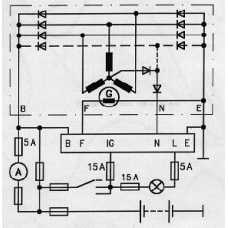 0 986 190 023 BOSCH Регулятор генератора