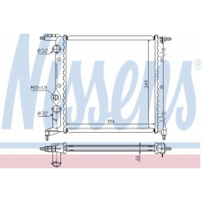 63926 NISSENS Радиатор, охлаждение двигателя