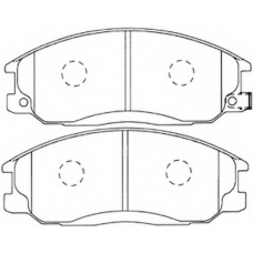 FP0864 FIT Комплект тормозных колодок, дисковый тормоз