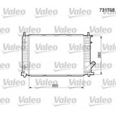 731768 VALEO Радиатор, охлаждение двигателя