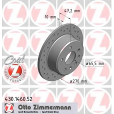 430.1460.52 ZIMMERMANN Тормозной диск