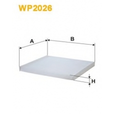 WP2026 WIX Фильтр, воздух во внутренном пространстве