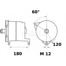 MG 383 MAHLE Генератор