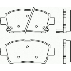 T3099 PAGID Комплект тормозных колодок, дисковый тормоз