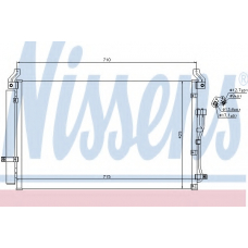 940212 NISSENS Конденсатор, кондиционер