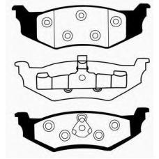 J PP-018AF JAPANPARTS Комплект тормозных колодок, дисковый тормоз