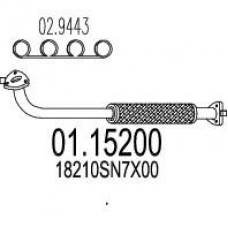 01.15200 MTS Труба выхлопного газа