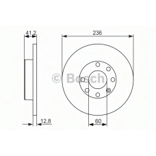 0 986 479 830 BOSCH Тормозной диск