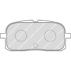 FDB1948 FERODO Комплект тормозных колодок, дисковый тормоз
