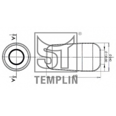 04.060.6006.620 TEMPLIN Кожух пневматической рессоры