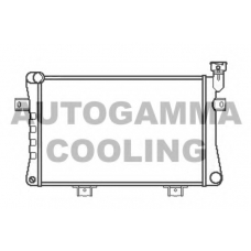 107034 AUTOGAMMA Радиатор, охлаждение двигателя