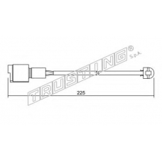 SU.075 TRUSTING Сигнализатор, износ тормозных колодок
