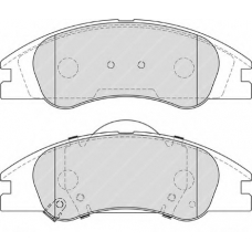 FSL4014 FERODO Комплект тормозных колодок, дисковый тормоз