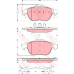 GDB1468 TRW Комплект тормозных колодок, дисковый тормоз