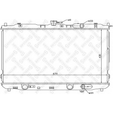 10-26488-SX STELLOX Радиатор, охлаждение двигателя