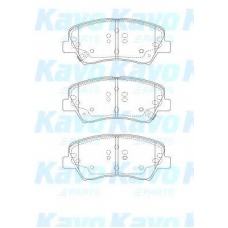 BP-3047 KAVO PARTS Комплект тормозных колодок, дисковый тормоз