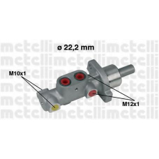 05-0359 METELLI Главный тормозной цилиндр