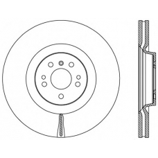 BDR2522.20 OPEN PARTS Тормозной диск