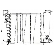 0100616 BEHR Radiator