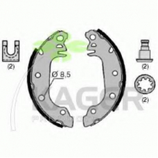 34-0298 KAGER Комплект тормозных колодок