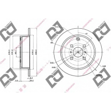 BD1425 DJ PARTS Тормозной диск