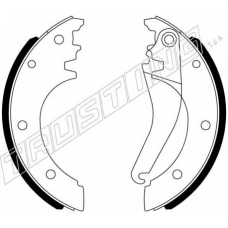 034.123 TRUSTING Комплект тормозных колодок