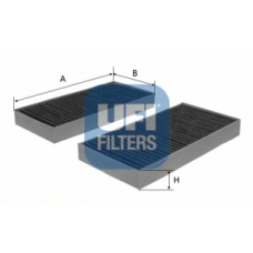 54.173.00 UFI Фильтр, воздух во внутренном пространстве
