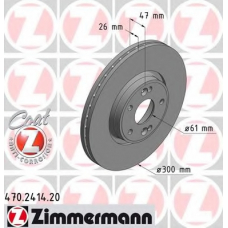 470.2414.20 ZIMMERMANN Тормозной диск