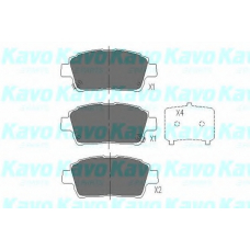 KBP-9009 KAVO PARTS Комплект тормозных колодок, дисковый тормоз