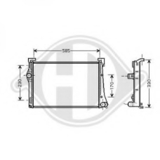8345409 DIEDERICHS Радиатор, охлаждение двигателя