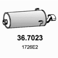 36.7023 ASSO Глушитель выхлопных газов конечный