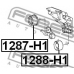 1287-H1 FEBEST Натяжной ролик, ремень ГРМ