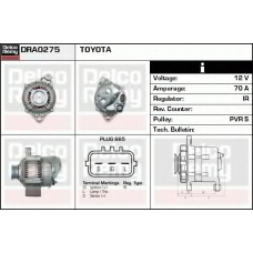 DRA0275 DELCO REMY Генератор