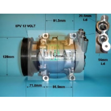 14-1202 AUTO AIR GLOUCESTER Компрессор, кондиционер