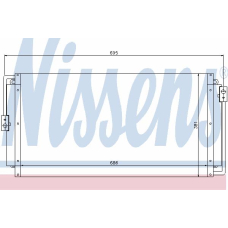 94554 NISSENS Конденсатор, кондиционер