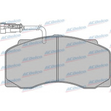 AC0581159D AC Delco Комплект тормозных колодок, дисковый тормоз