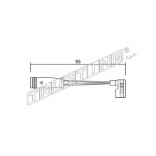 SU.164 TRUSTING Сигнализатор, износ тормозных колодок