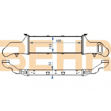 2108010 BEHR Intercooler