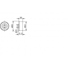 TKR 9032 TIMKEN Натяжной ролик, ремень грм