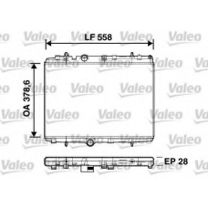 734398 VALEO Радиатор, охлаждение двигателя